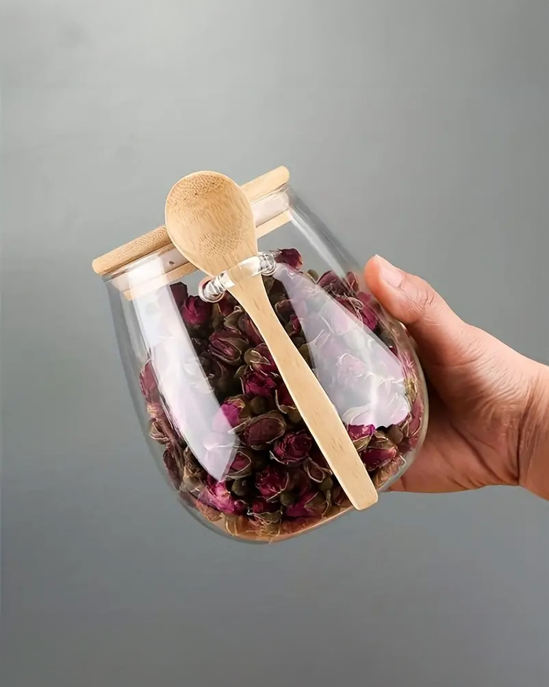 Image of premium, glass Honey jar from Honey Wholesale, a Western Australian online honey shop in Perth, offering worldwide shipping