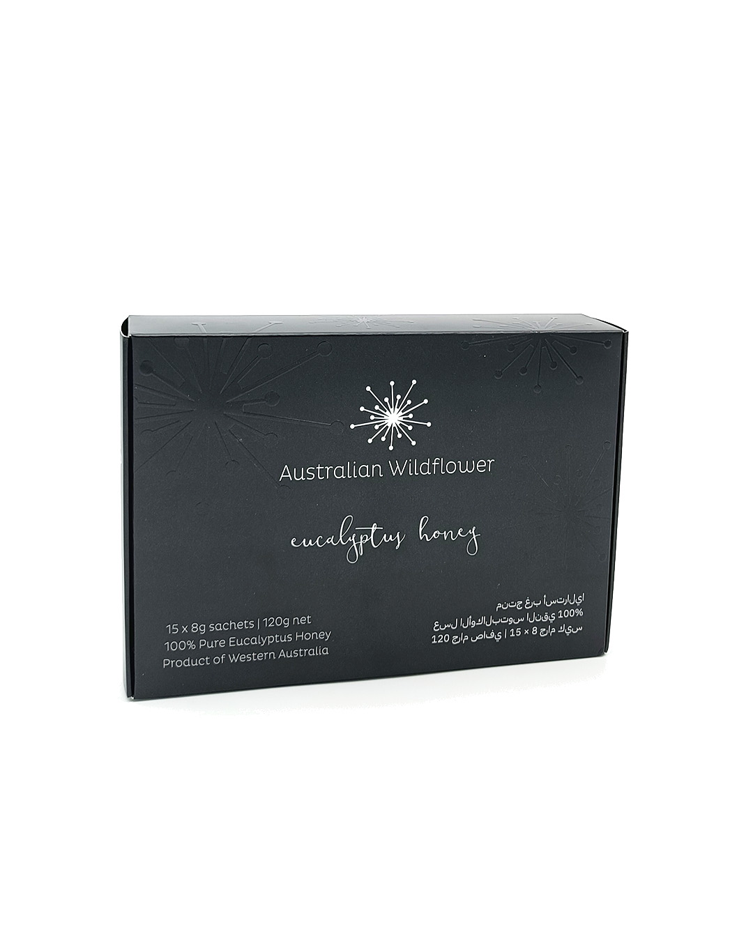 Australian Wildflower brand raw honey sachets – A selection of individually packaged raw honey sachets from the Australian Wildflower brand, available online and instore at Honey Wholesale in Perth, Western Australia, with worldwide shipping.
