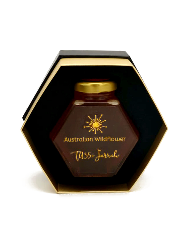 Jarrah honey, derived from the Jarrah tree of Western Australia, is renowned for its potent antibacterial properties and rich, dark color. It is particularly sought after for its high levels of antioxidants which promote healing and boost immunity.