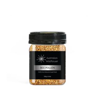 125g PET container premium Australian Wildflower brand Bee Pollen from Honey Wholesale in Perth, Western Australia.