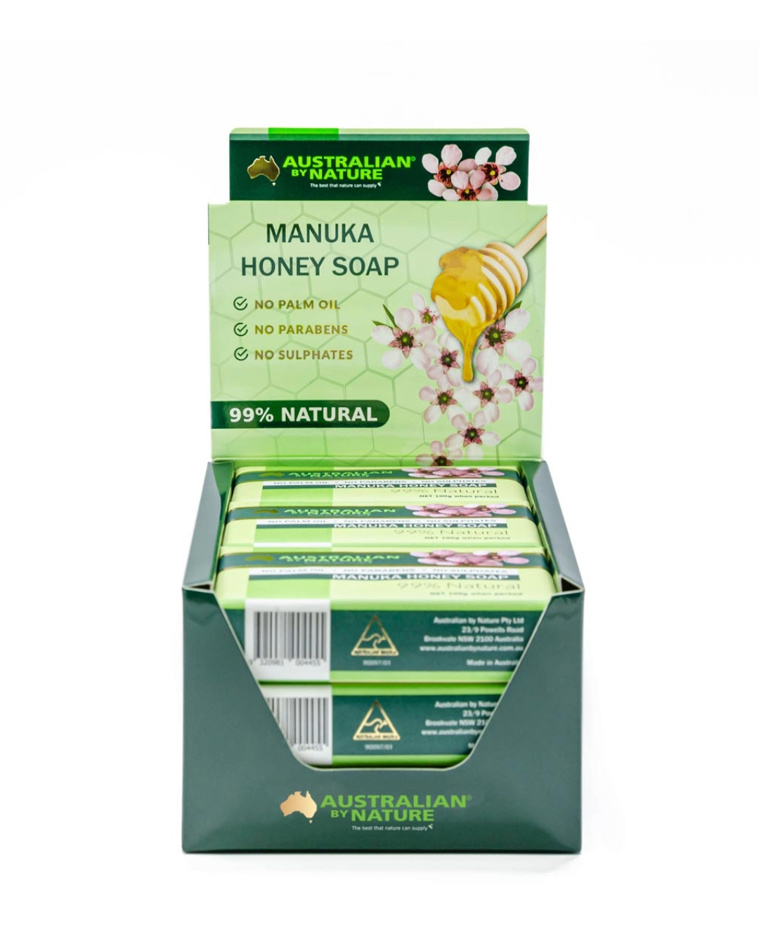 Propolis Manuka Soap 9-Pack - Natural Skincare Solution Propolis products from Honey wholesale, a Western Australian online honey shop based in Perth, available for worldwide shipping.